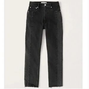 Abercrombie Curve Love High Rise Black Jeans